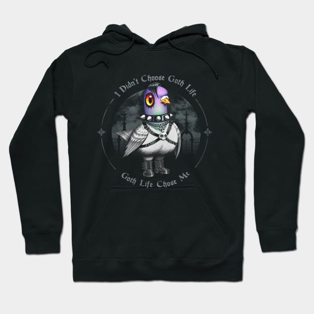 Goth Life Hoodie by andremuller.art